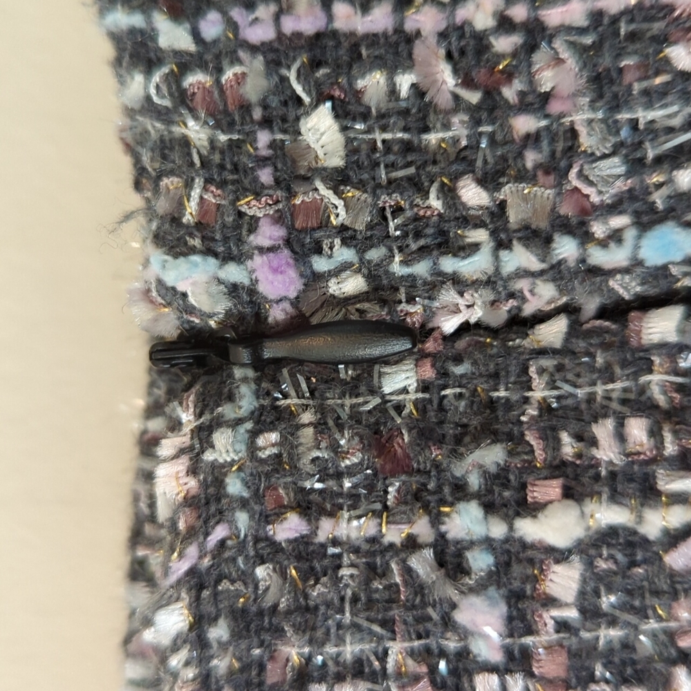 Storets Tweed Ruffle Bottom Skirt - Picture 7 of 14